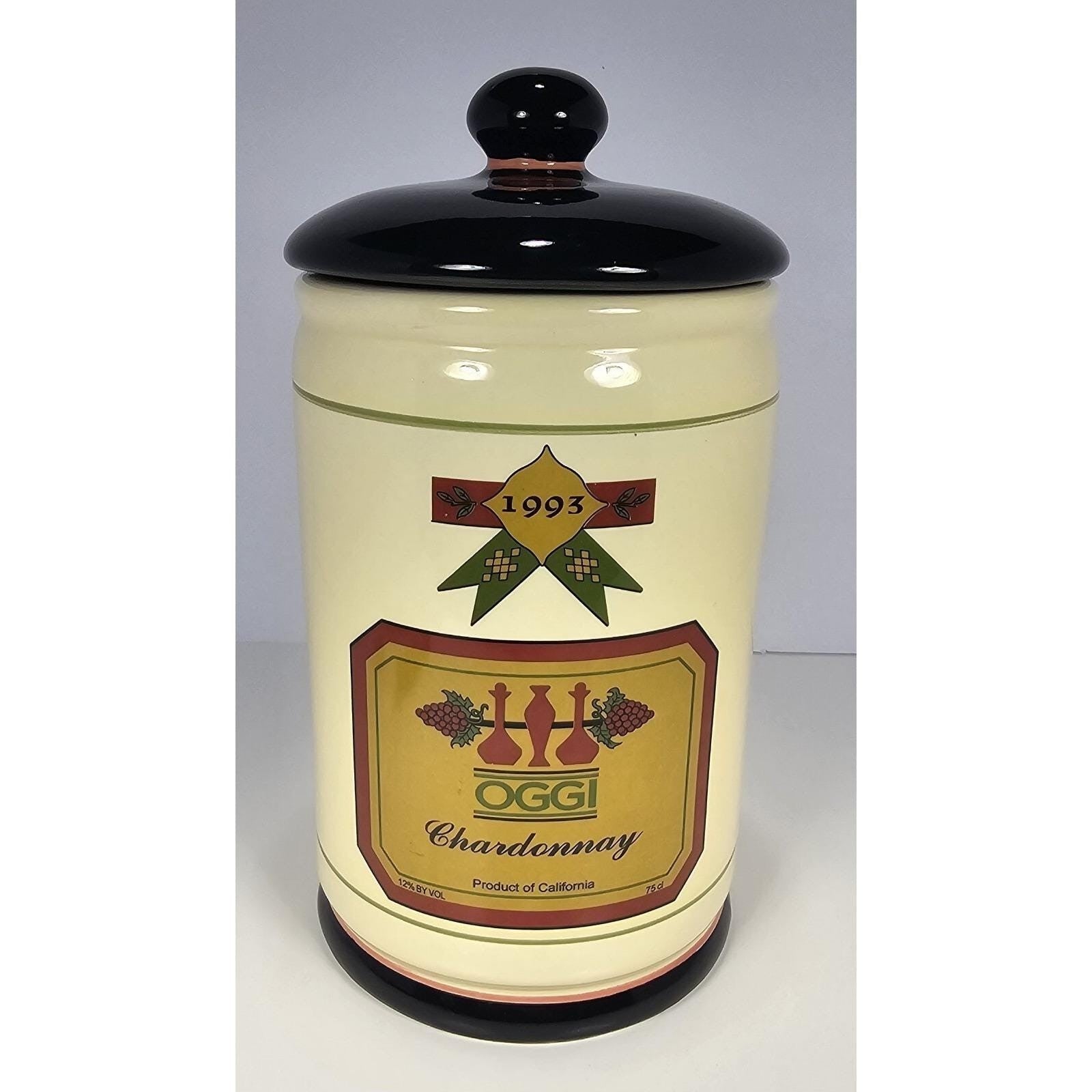 Oggi Chardonnay Canister Lid 7.5x5 Kitchen Storage Jar