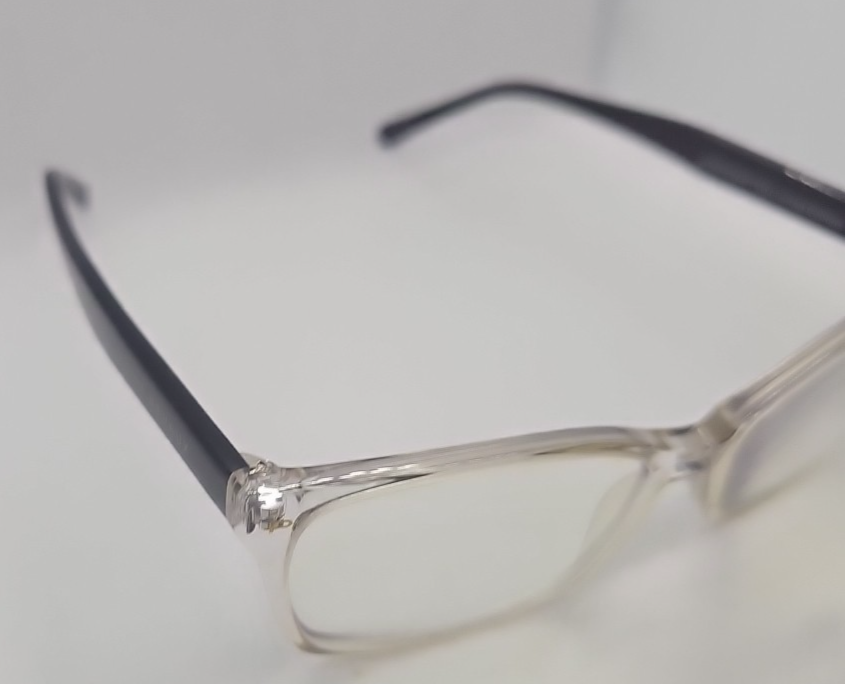 Prive Revaux The Professor Blue Light Reading Glasses Clear/Black With Case