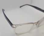 Prive Revaux The Professor Blue Light Reading Glasses Clear/Black With Case