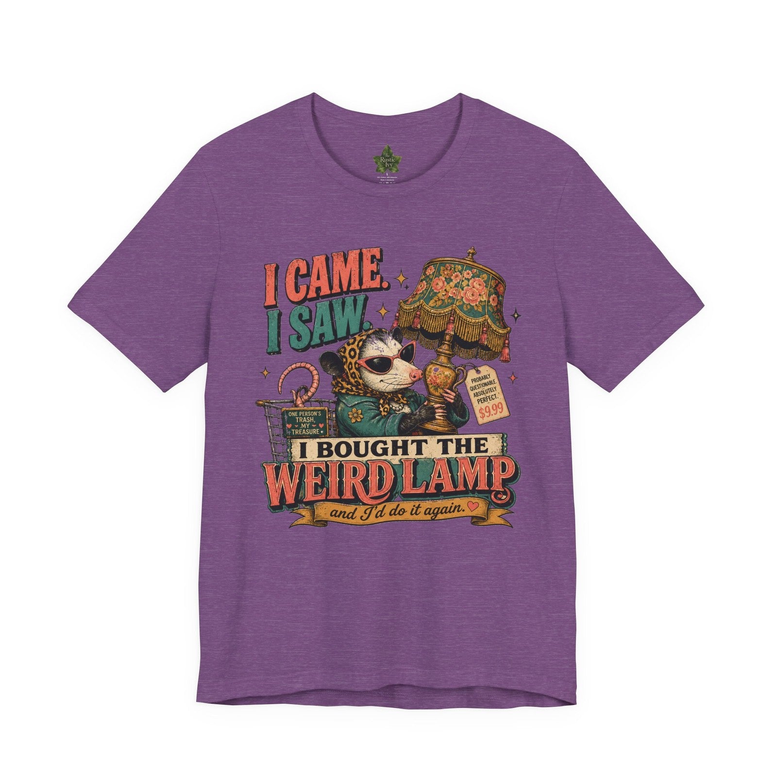 Weird Lamp Possum Shirt, Antique Mall Thrifting Tee