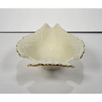 Vintage Lenox Dove Candy Dish Cream China Gold Trim
