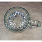 CC Shoaf 1995 Etched Beer Mug Hunter Ducks Signed Glass