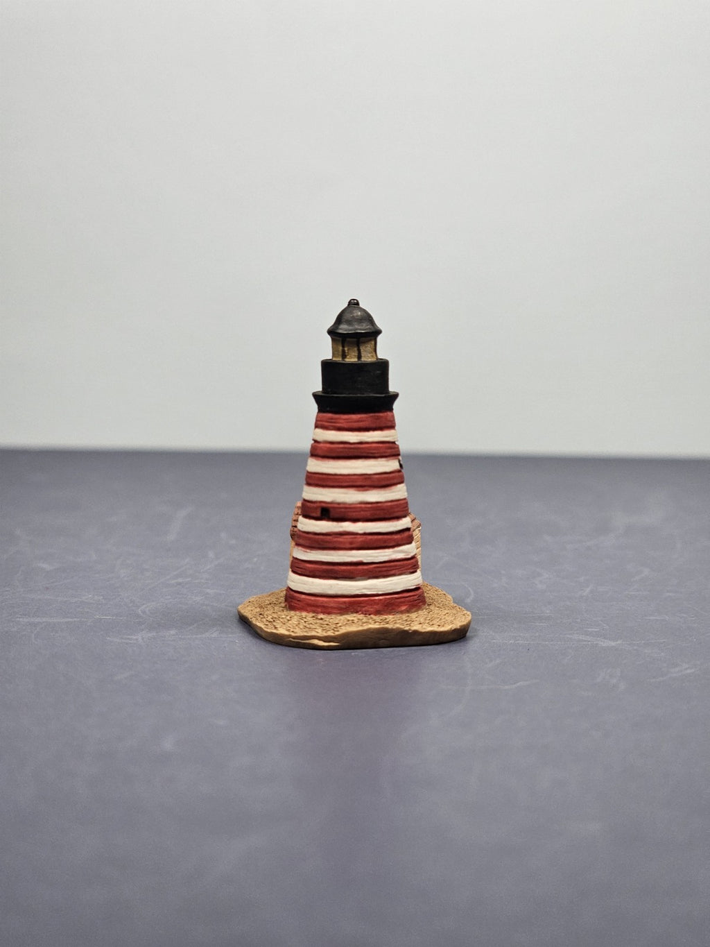 Lenox Miniature Lighthouse Thimble Figurine West Quoddy Head Lighthouse ME