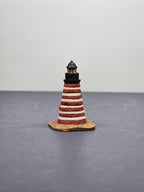 Lenox Miniature Lighthouse Thimble Figurine West Quoddy Head Lighthouse ME