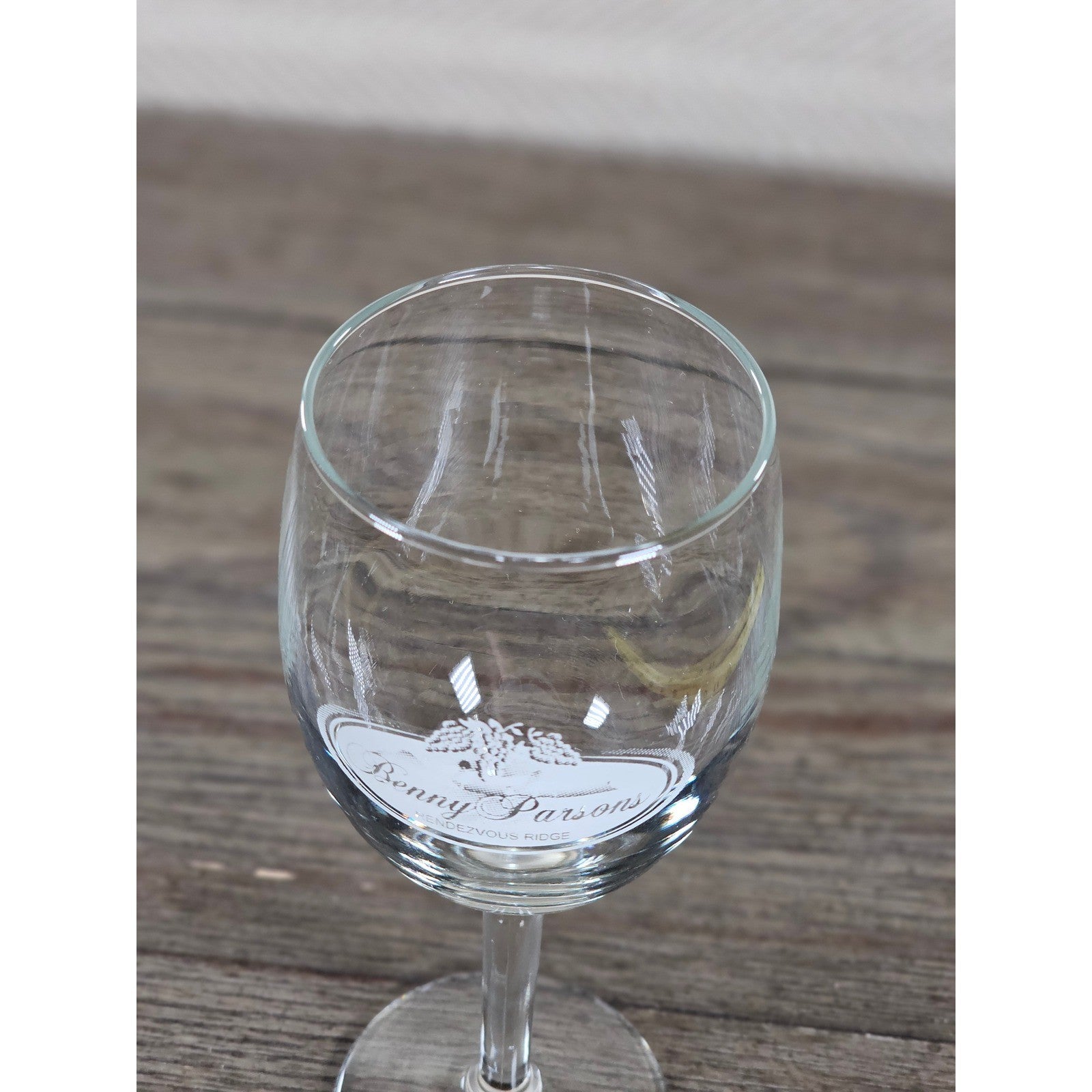 Berry Parsons Rendezvous Ridge 7" Wine Glass Clear Stemware