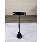 Vintage Yin Yang Stud Earrings Black White Enamel Round Posts