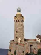 Danbury Mint Portoferráio Lighthouse Sculpture 5.5" Tall From Historic Internati