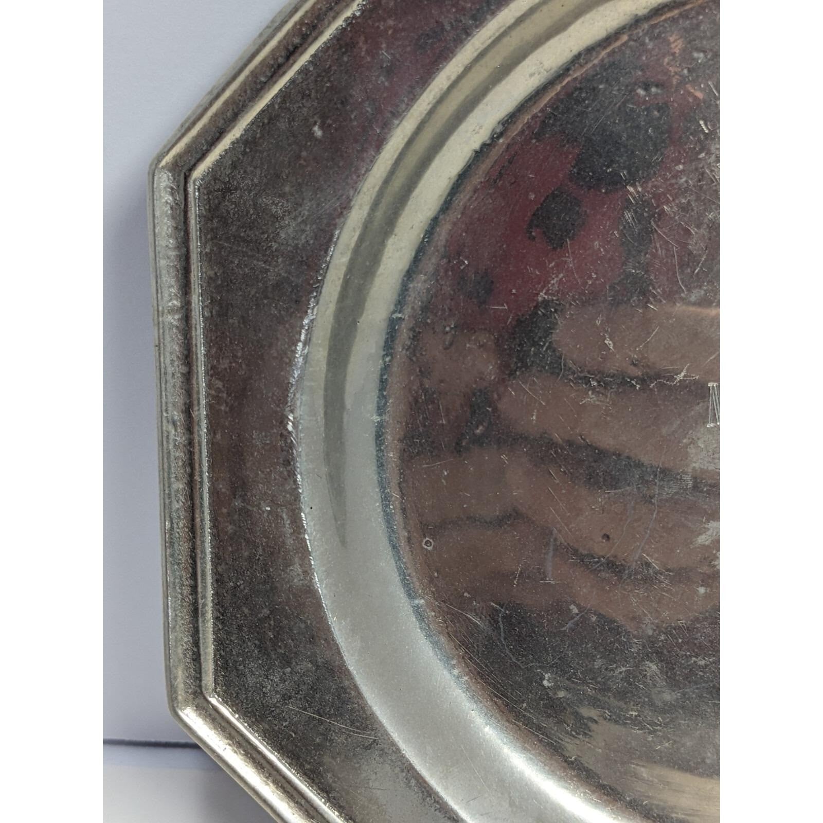 Wilton Columbia Pewter Mardi Gras 1975 Plate 6.5 Inch