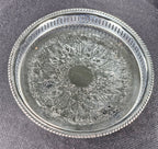 Irvinware Silver Plated Serving Tray 13" Vintage USA