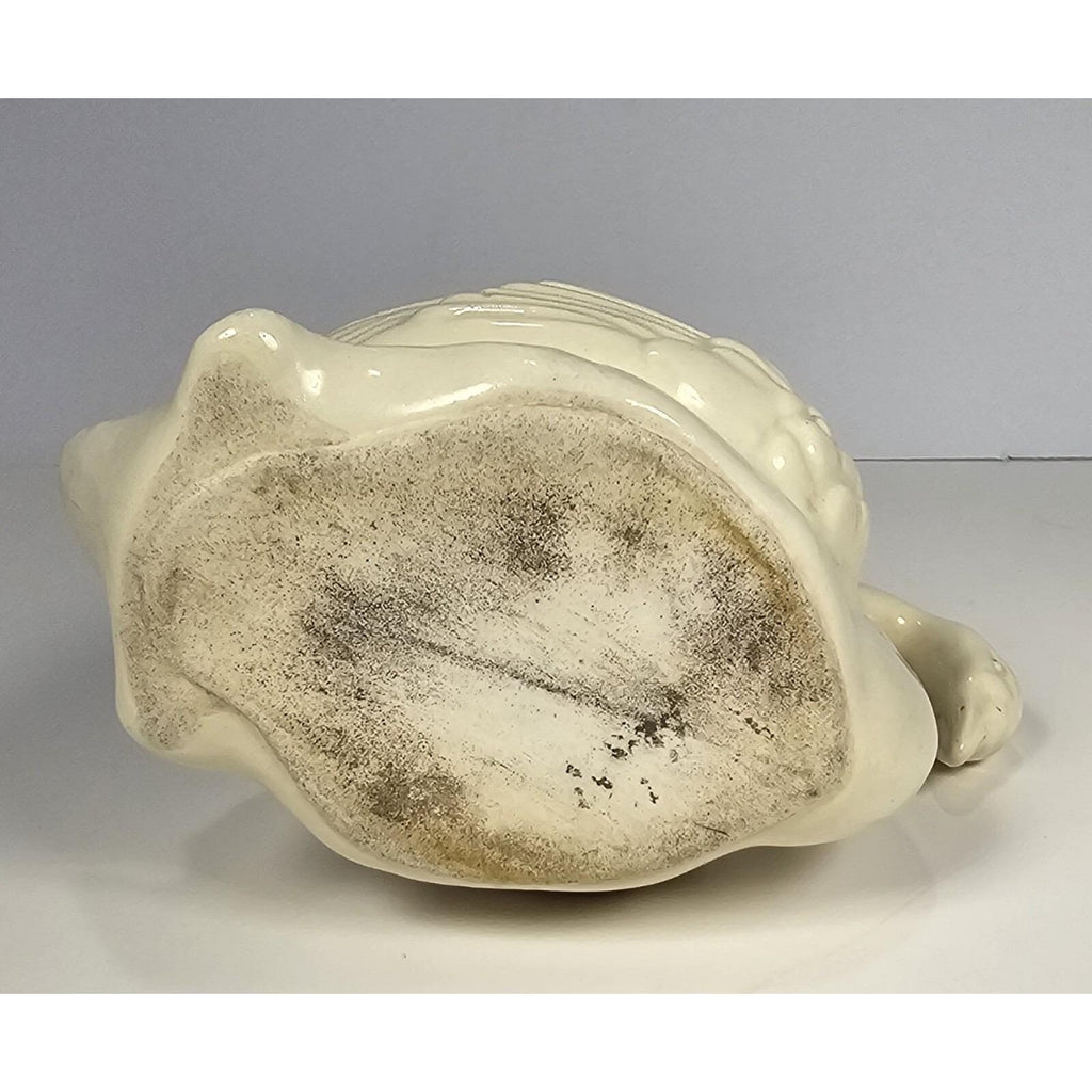 Vintage Porcelain Swan Figurine Small Vase 5.5 Inch