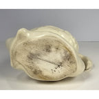 Vintage Porcelain Swan Figurine Small Vase 5.5 Inch