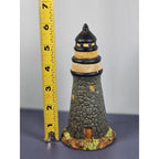 KS Collection Lighthouse Figurine Rock Texture Coastal Decor
