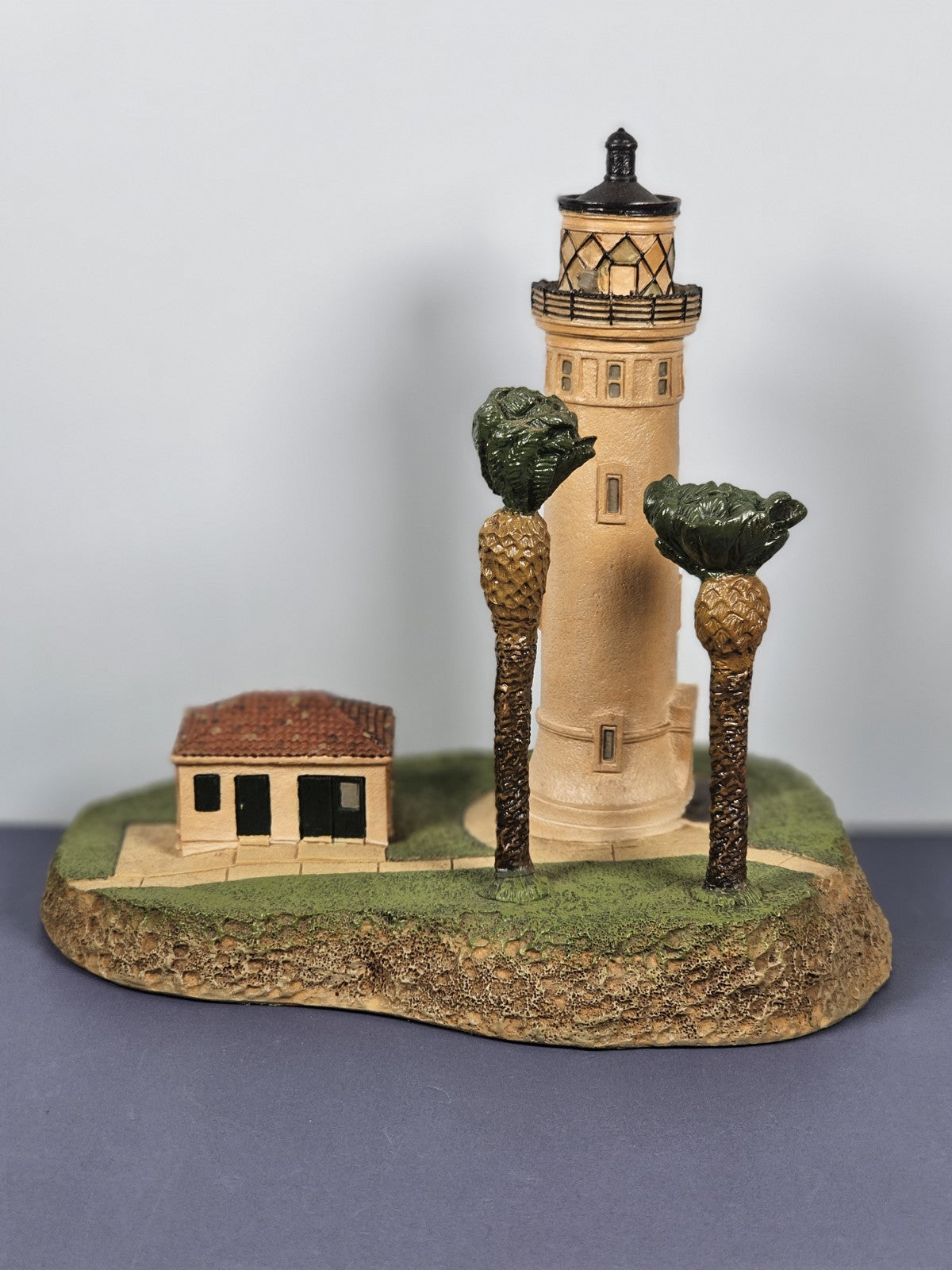 Vintage The Danbury Mint 1993 POINT VICENTE LIGHTHOUSE Sculpture