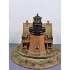 Danbury Mint Block Island Lighthouse Figurine COA 7 Inch Base