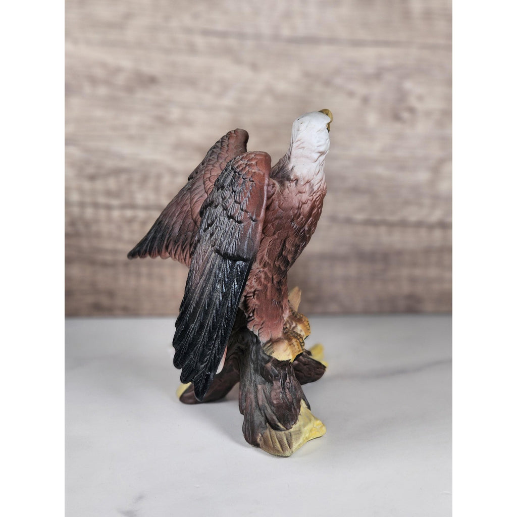 Vintage Bald Eagle Figurine Resin American Eagle Statue