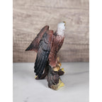 Vintage Bald Eagle Figurine Resin American Eagle Statue