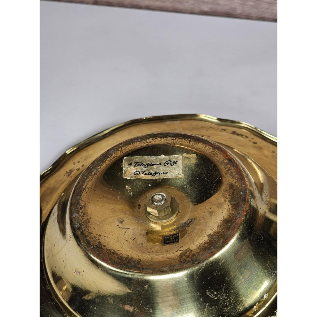 Vintage Brass Chamberstick Candle Holder with Handle | Made in India