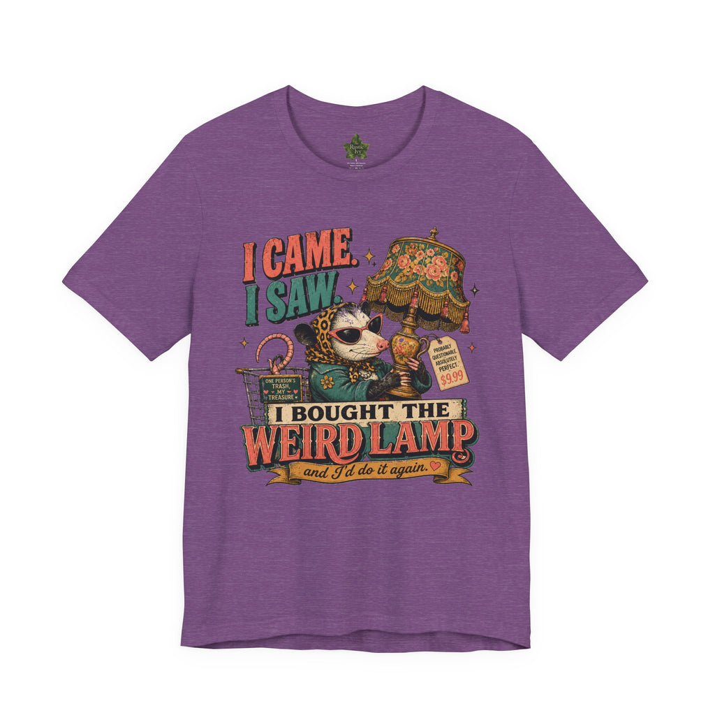 Weird Lamp Possum Shirt, Antique Mall Thrifting Tee
