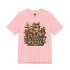 Flea Market Feral Shirt, Thrift Lover Orange Cat Graphic Tee