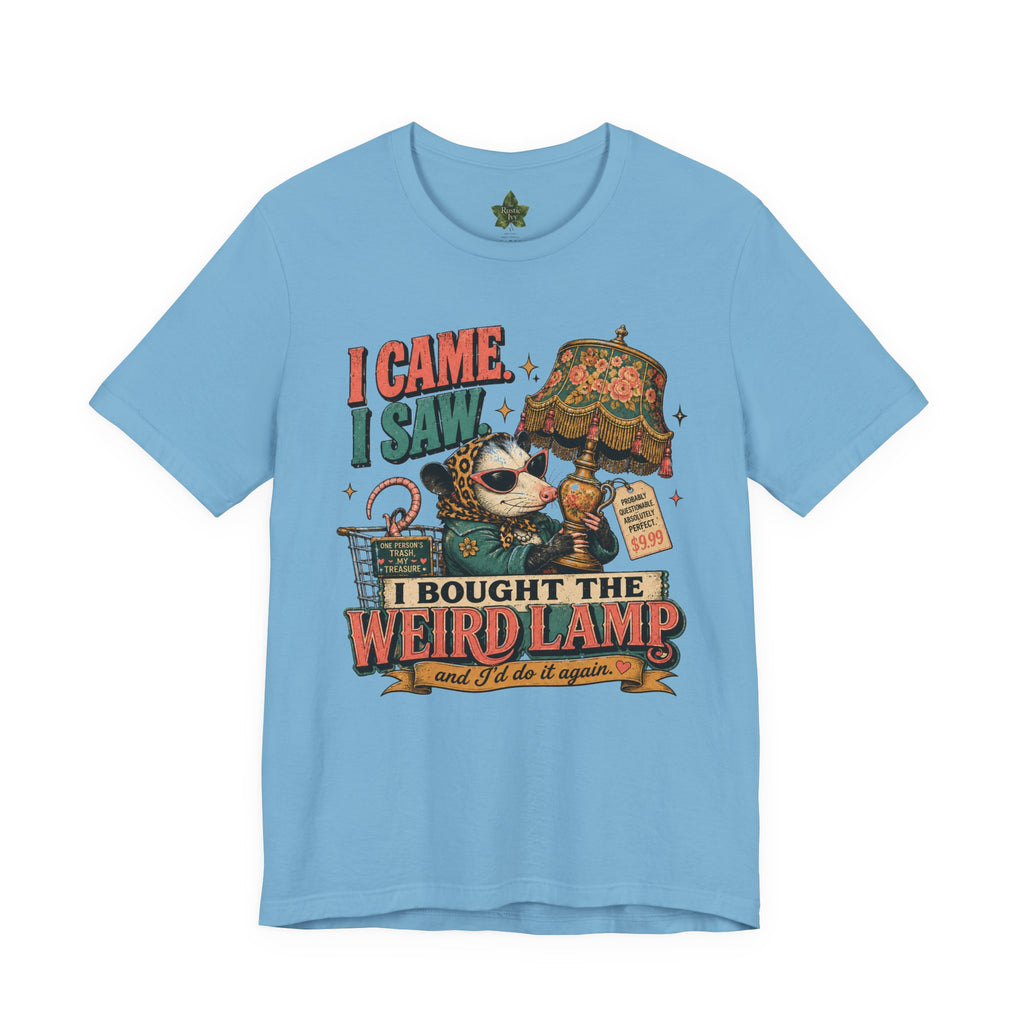 Weird Lamp Possum Shirt, Antique Mall Thrifting Tee