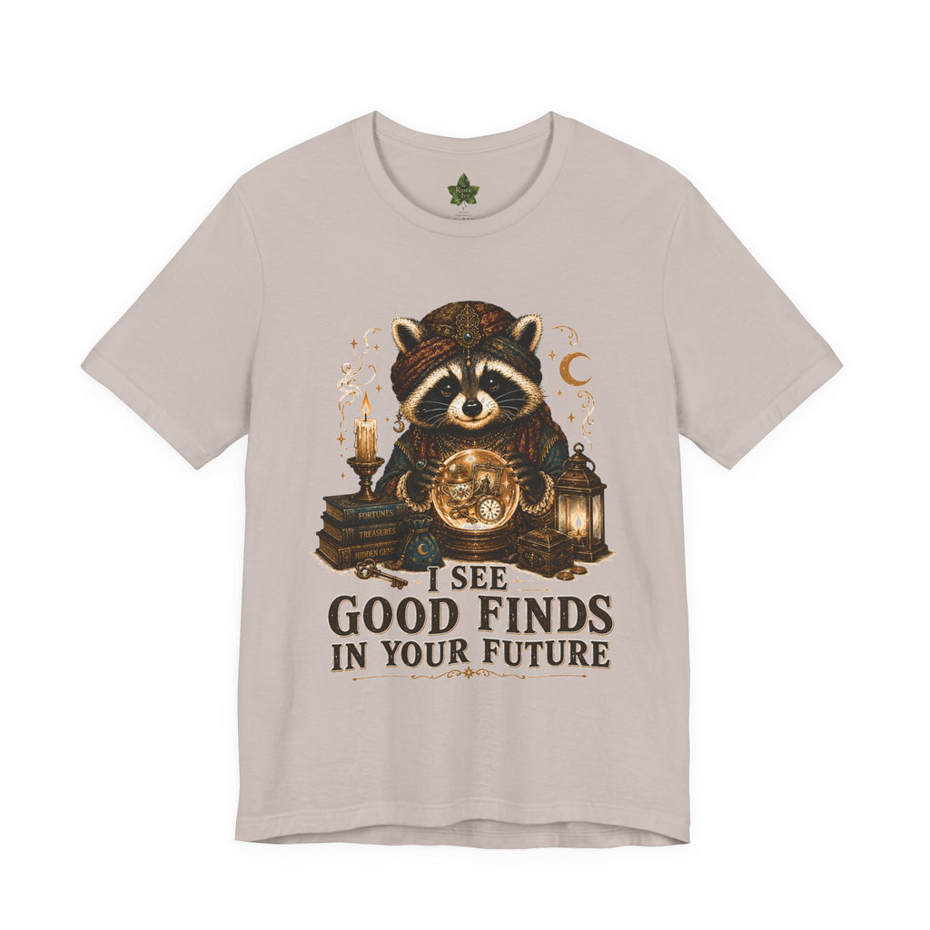 Good Finds Raccoon Graphic Tee, Vintage Thrift Lover Shirt
