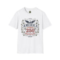 America Turns 250 Shirt 1776 2026 Patriotic Eagle 4th July Tee
