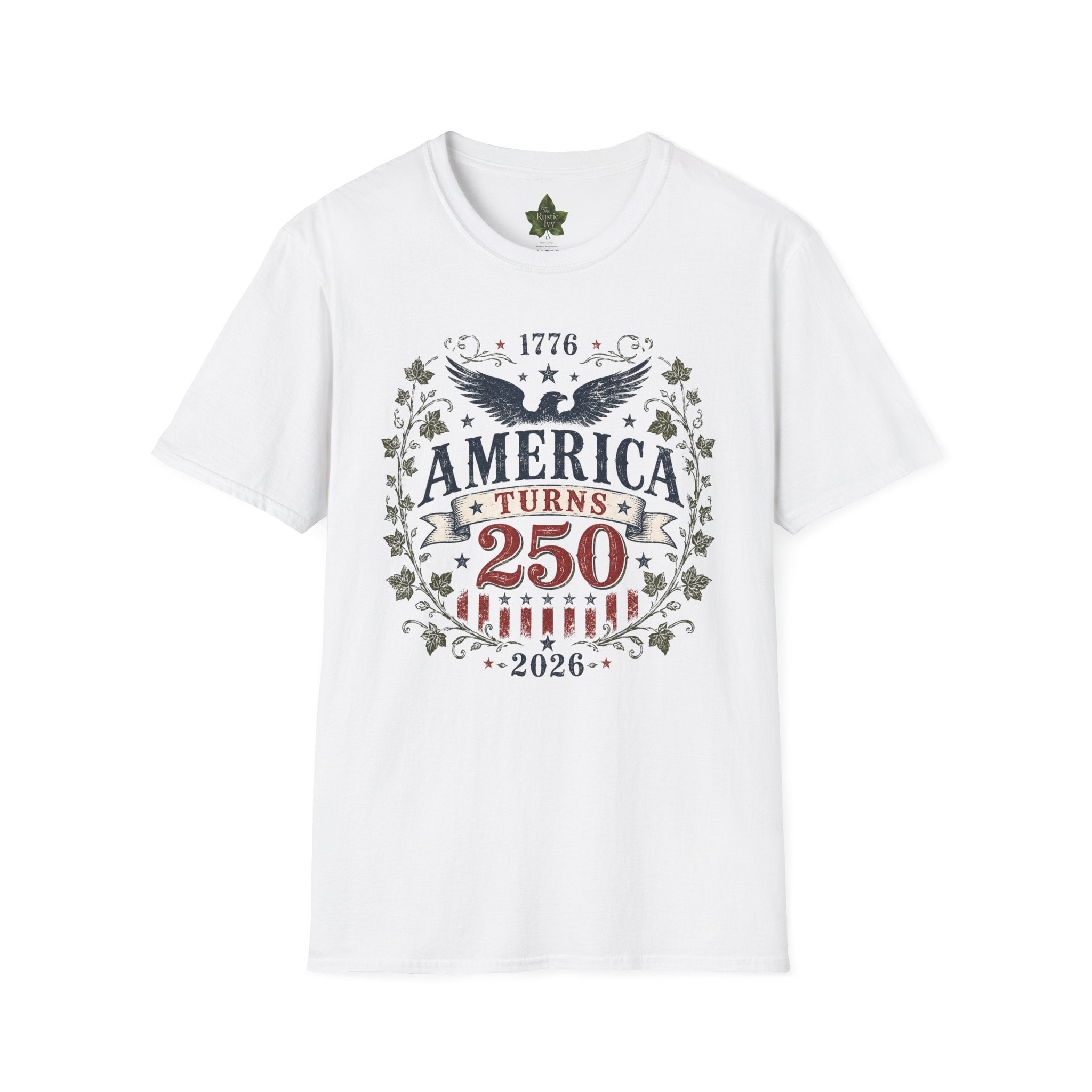 America Turns 250 Shirt 1776 2026 Patriotic Eagle 4th July Tee