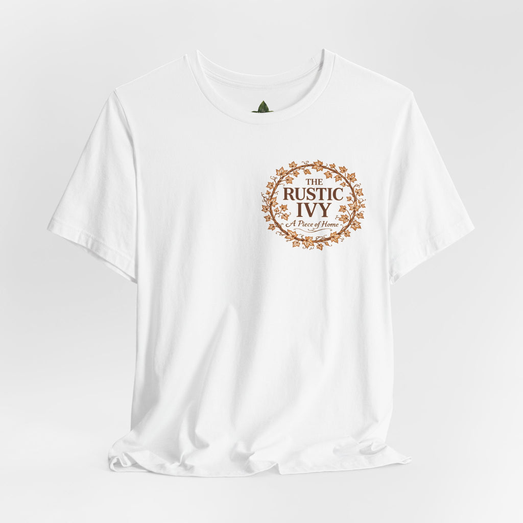 The Rustic Ivy Logo Tee, Vintage Ivy Farmhouse Shirt